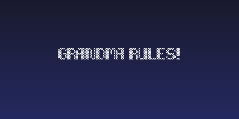 Grandma Rules! Social Header