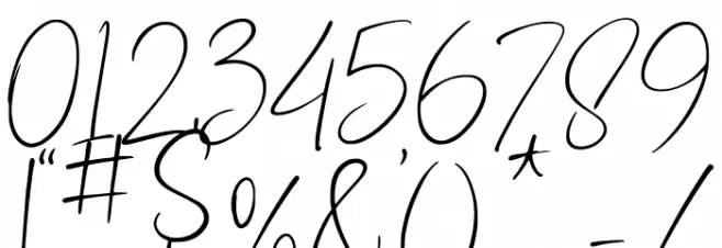 Grandma in the Snowball Font OTHER CHARS