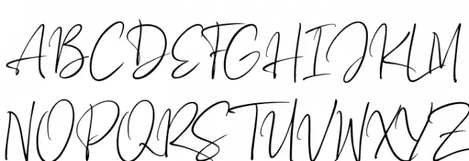 Grandma in the Snowball خط أحرف كبيرة