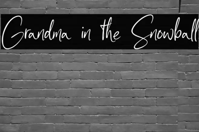 Grandma in the Snowball Caratteri examples