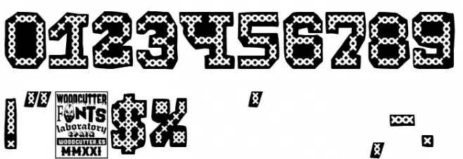 Grandma is a Punk Font Alte caractere
