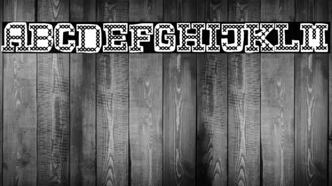 Grandma is a Punk Font examples