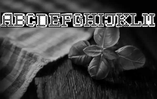 Grandma is a Punk Font examples