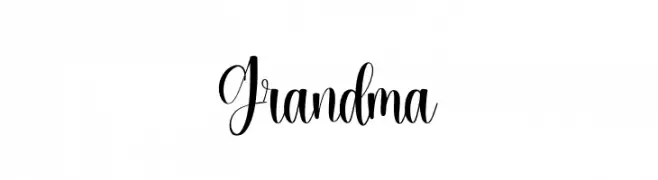 Grandma  Fuentes Gratis Descargar