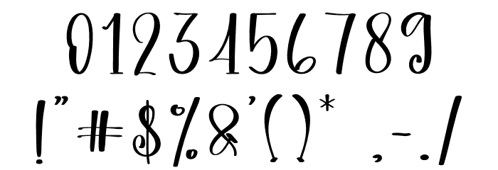 Grandma Font OTHER CHARS