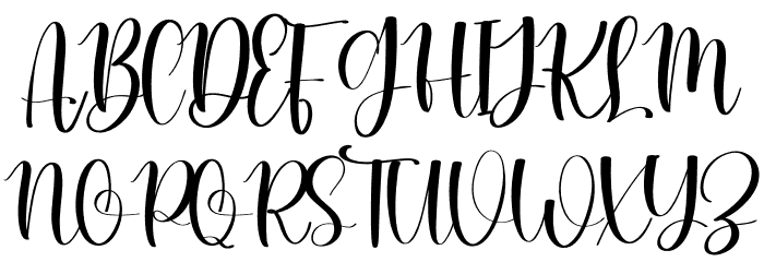 Grandma Font UPPERCASE
