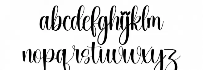 Grandma Font LOWERCASE
