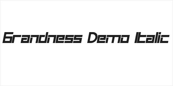 Grandness Demo Italic Logo