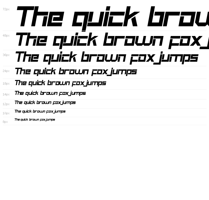 Grandness Demo Italic Waterfall