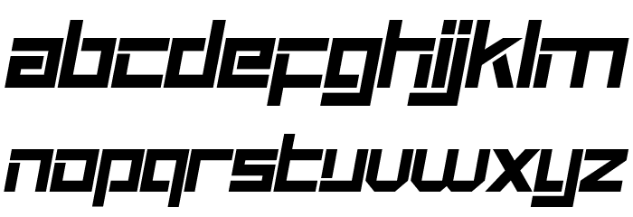 Grandness Demo Italic Font LOWERCASE
