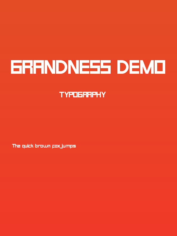 Grandness Demo Poster