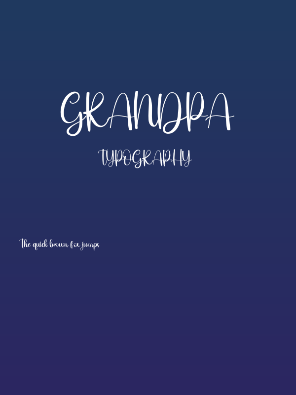 Grandpa Poster