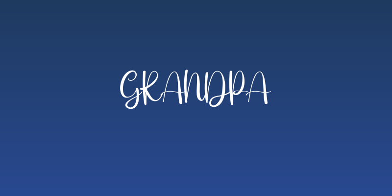 Grandpa Social Header