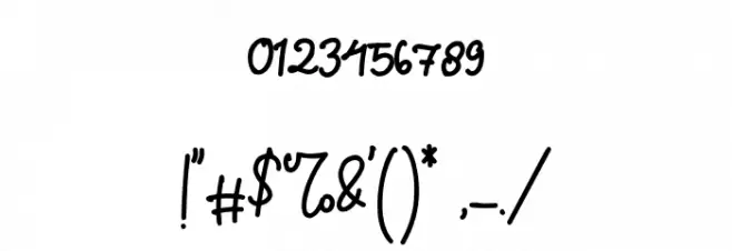 Grandster Font OTHER CHARS