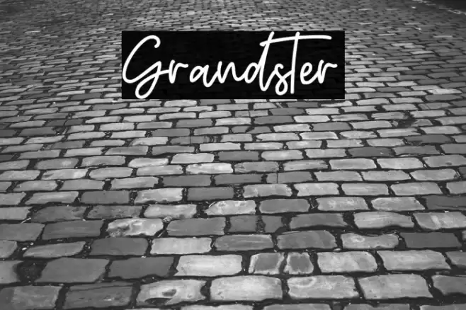 Grandster Font examples