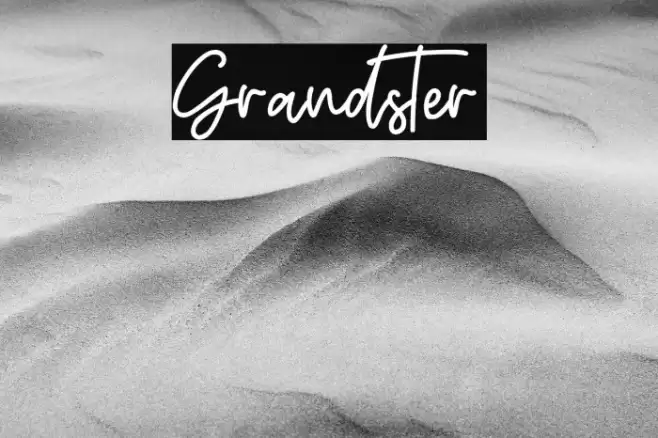 Grandster Font examples
