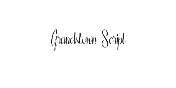 Grandstown Script Logo