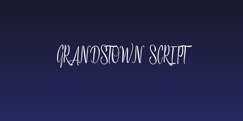 Grandstown Script Social Header