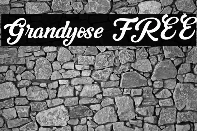 Grandyose FREE Font examples