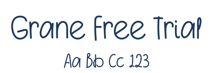 Grane Free Trial Font Preview