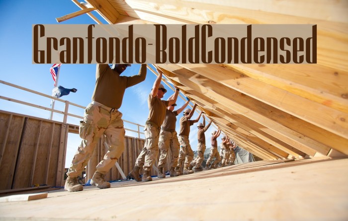 Granfondo-BoldCondensed Example 3