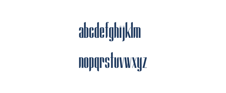 Granfondo-BoldCondensed Lowercase