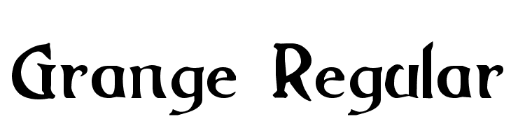 Grange Regular  Frei Schriftart Herunterladen