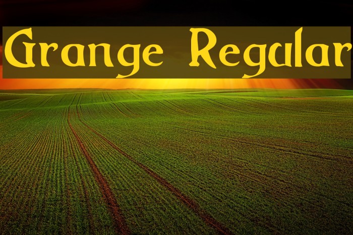 Grange Regular Example 2