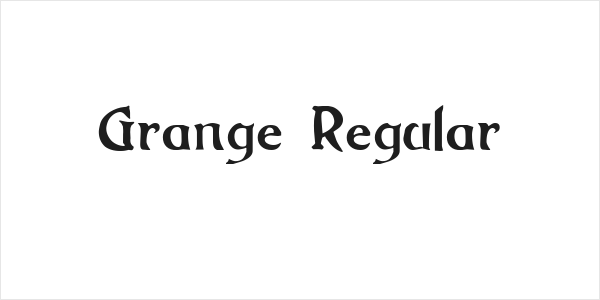 Grange Regular Logo