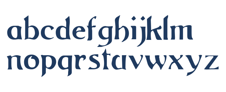 Grange Regular Lowercase