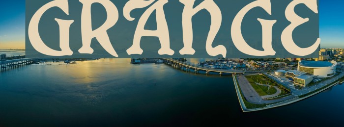 Grange Font examples