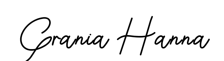 Grania Hanna  Frei Schriftart Herunterladen