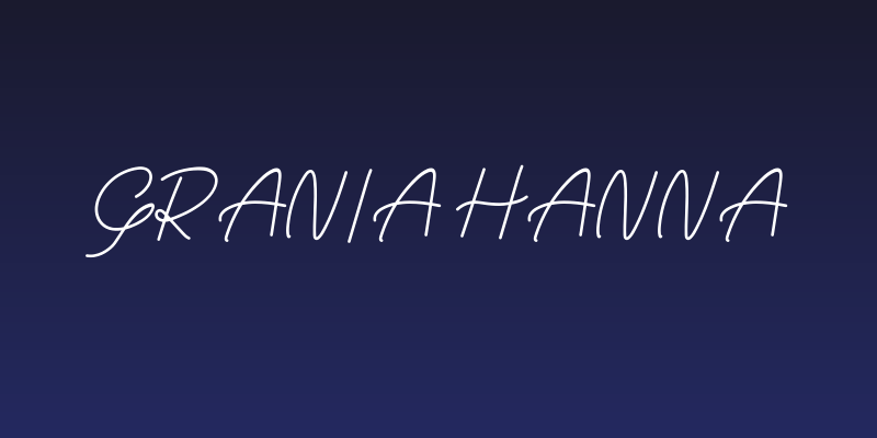 Grania Hanna Social Header