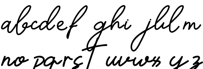 Grania Hanna Font LOWERCASE