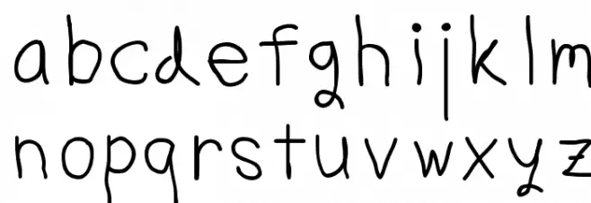 Granite Letter Regular फ़ॉन्ट लोअरकेस