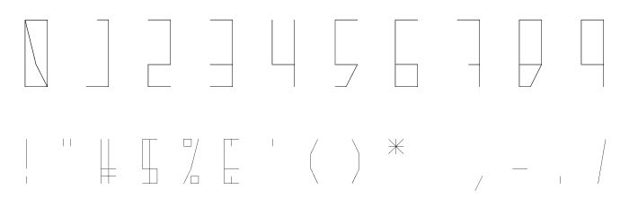 Granite Modern Regular Font OTHER CHARS