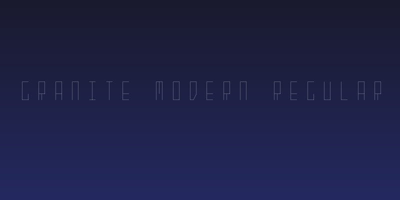 Granite Modern Regular Social Header
