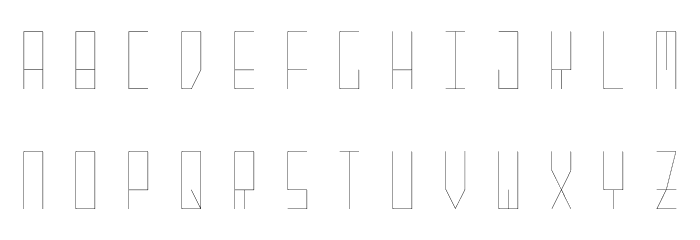 Granite Modern Regular Font LOWERCASE