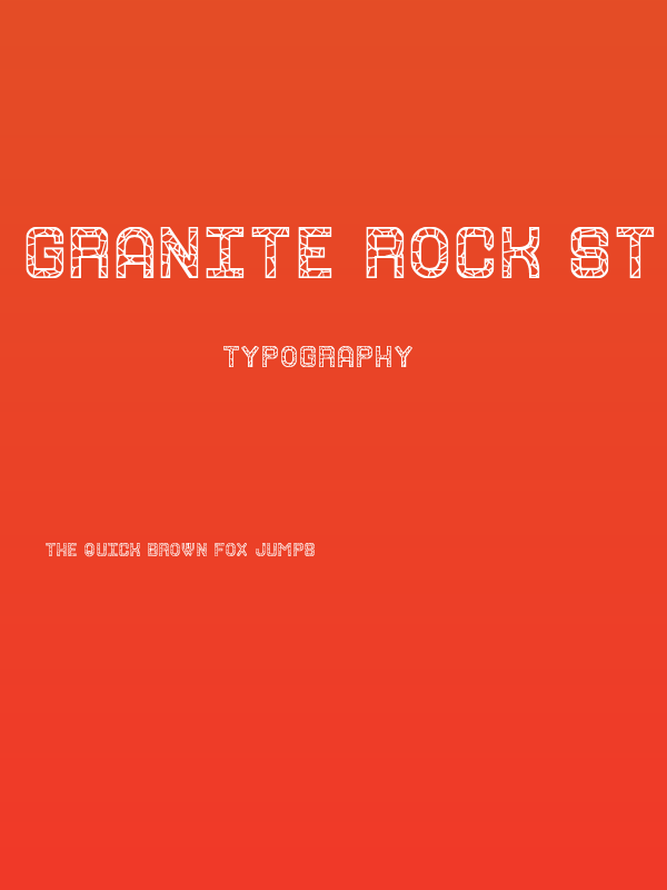 Granite Rock St Poster