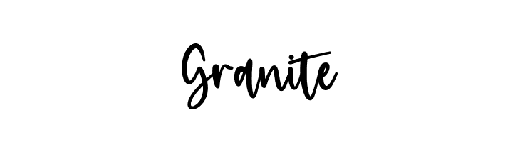 Granite  Free Fonts Download