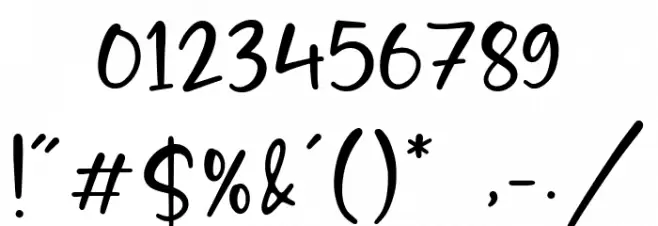 Granite Font OTHER CHARS