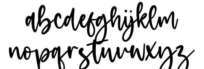 Granite Font LOWERCASE