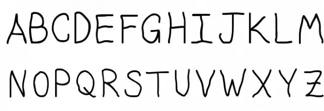 GraniteLetter-Regular 字体 大写