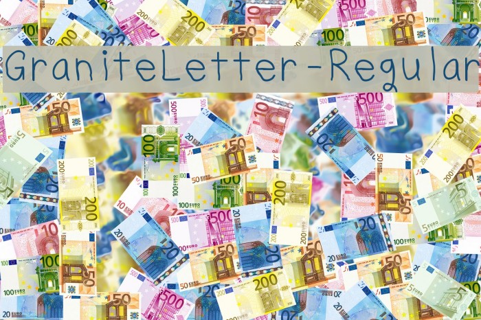 GraniteLetter-Regular Example 2