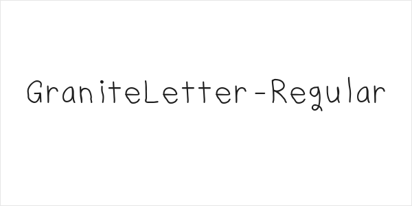 GraniteLetter-Regular Logo