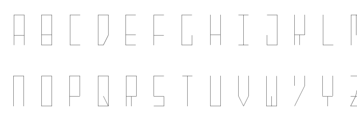 GraniteModern-Regular Font LOWERCASE
