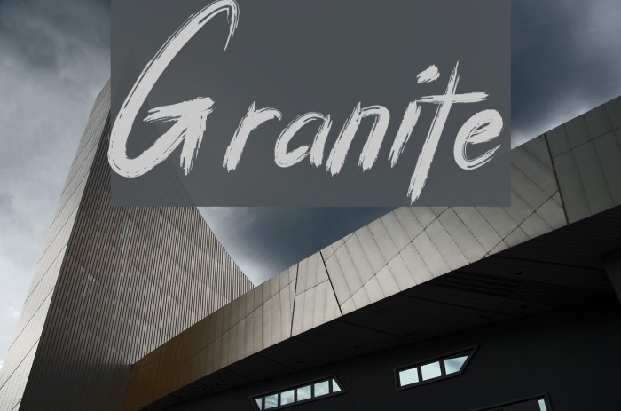 Granite Font examples