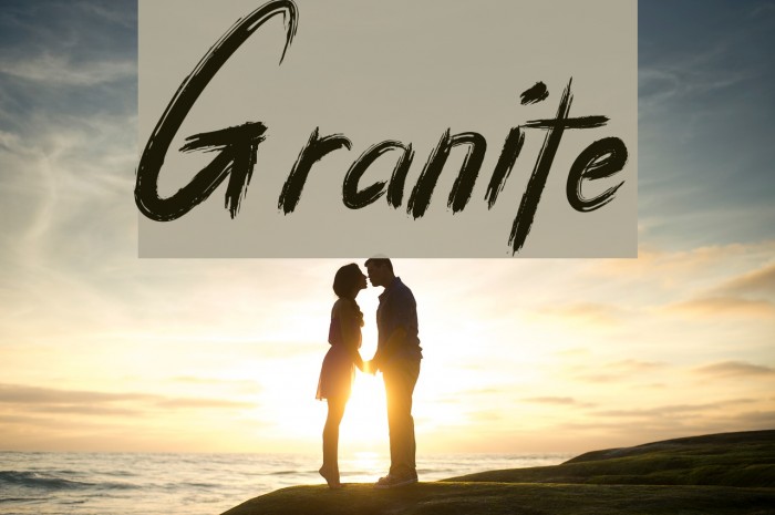 Granite Font examples