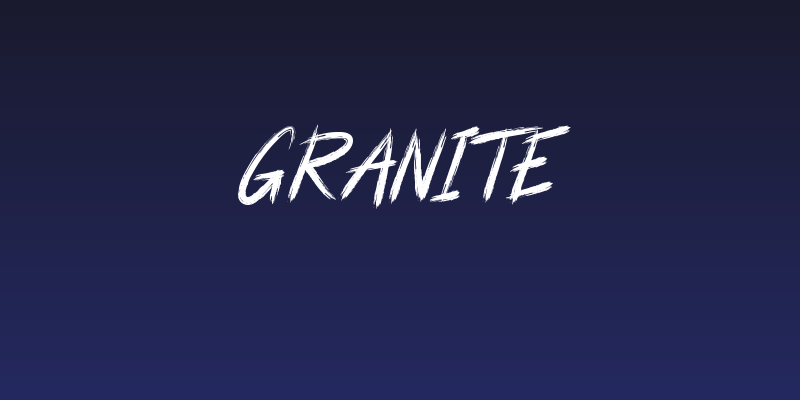 Granite Social Header