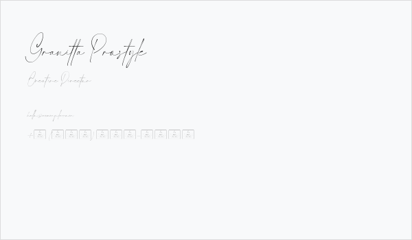 Granitta Prostyle Business Card